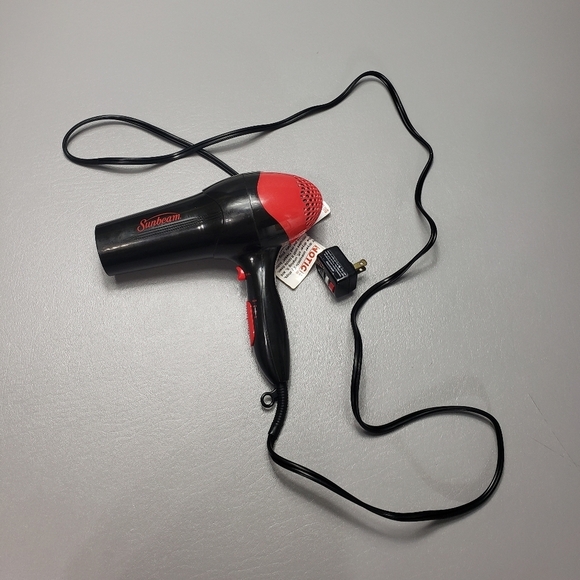 Sunbeam Other - 3/$15 sunbeam red and black hair dryer
